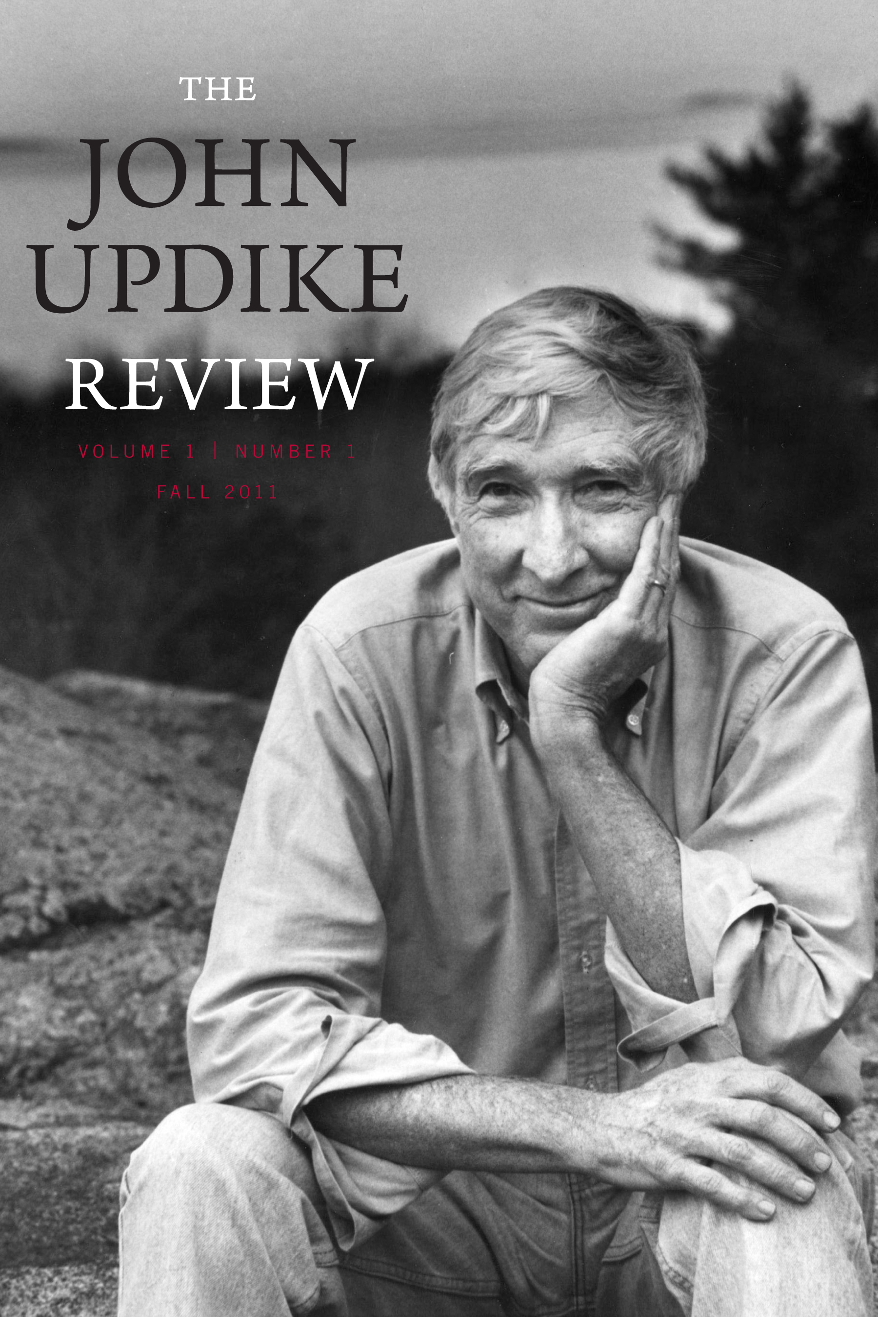 The John Updike Review Volume 1, Number 1 cover. Fall 2011