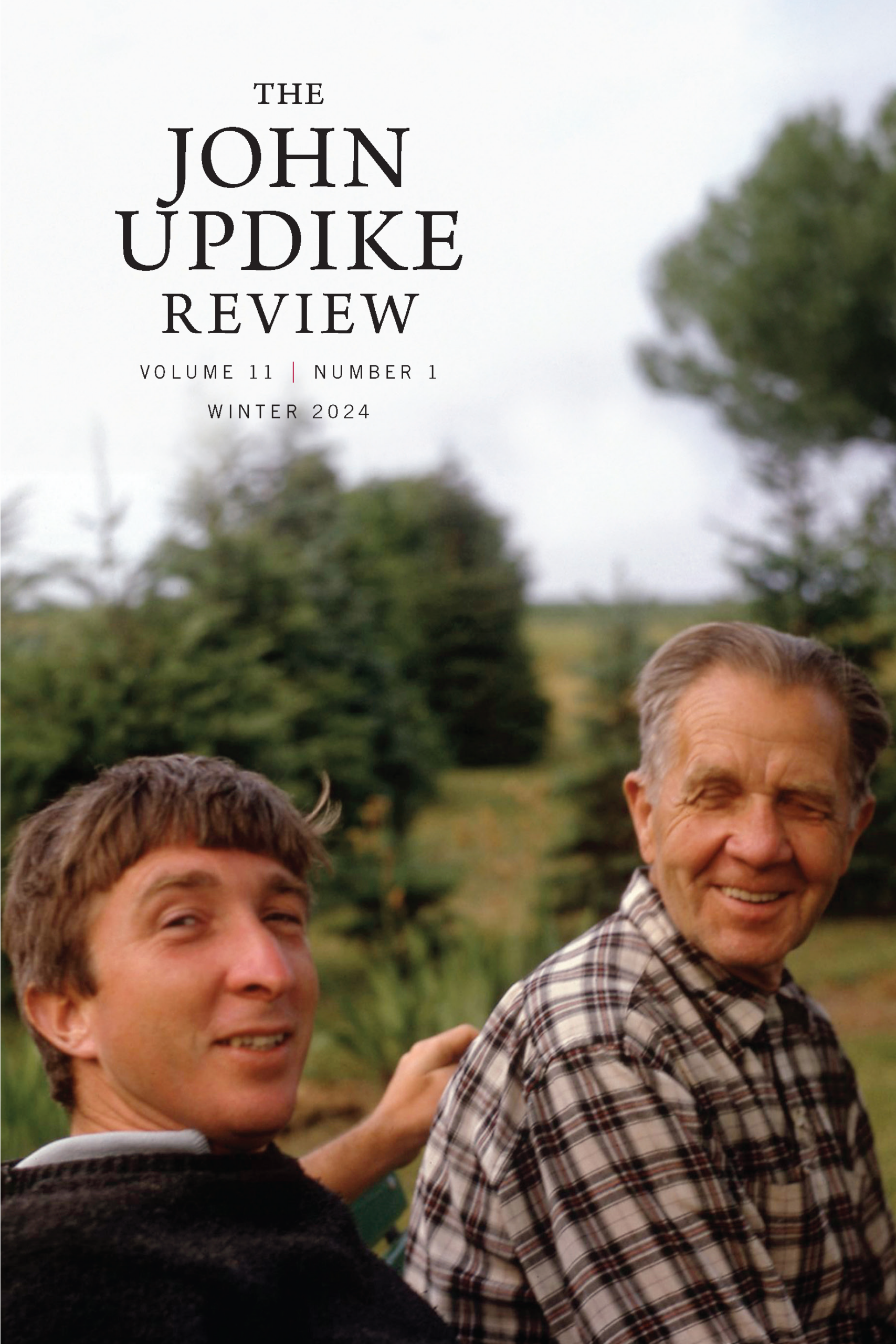 The John Updike Review Volume 11, Number 1 cover. Winter 2024